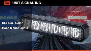 KL6 Dual Color Hood Mount Lights