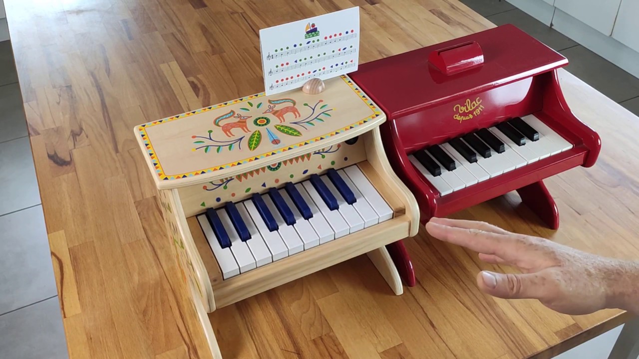 piles   Musique Jouet Jeux 30 x 19 cm Piano électronique en Bois pour Enfant 