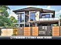 Two Storey (2 Storey) HOUSE DESIGN IDEAS  l 4-Bedroom Modern Minimalist Design