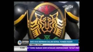 MAD DOG BERMAIN KAMEN RIDER [ LENSA INDONESIA SIANG RTV 04 APRIL 2017 ]