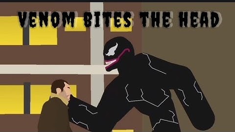 VENOM Bites The Head (Stick Nodes) | With sound effects | Stick Animation Zone