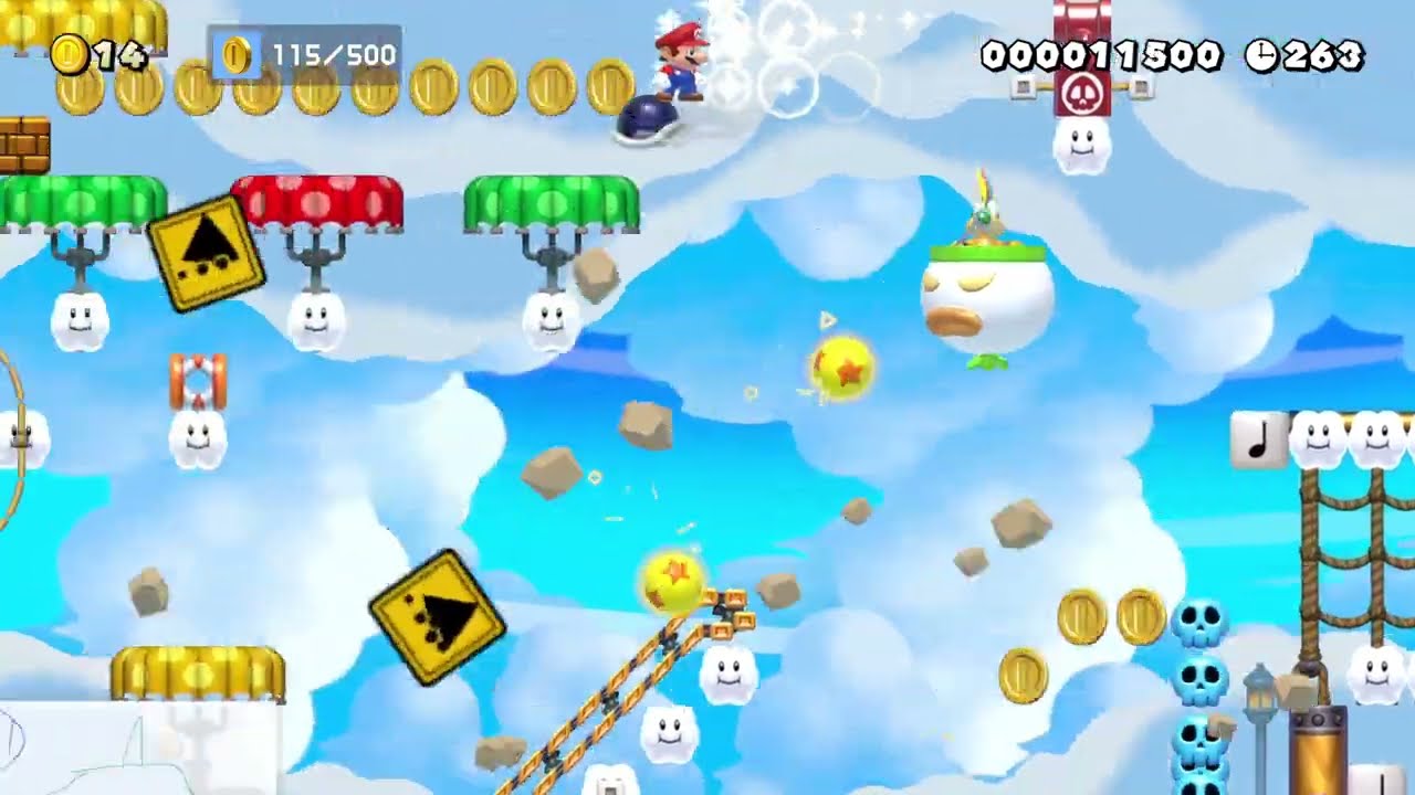 Automatic level don't move :-) by た ぼ っ ち 🍄 Super Mario Maker 2 ✹ Swi...