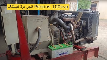 Perkins 100KVA Engine Load Testing