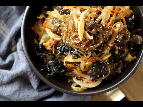 백종원 잡채 만드는법 불지않게 만드는 레시피 Glass noodles stir - fried with vegetables