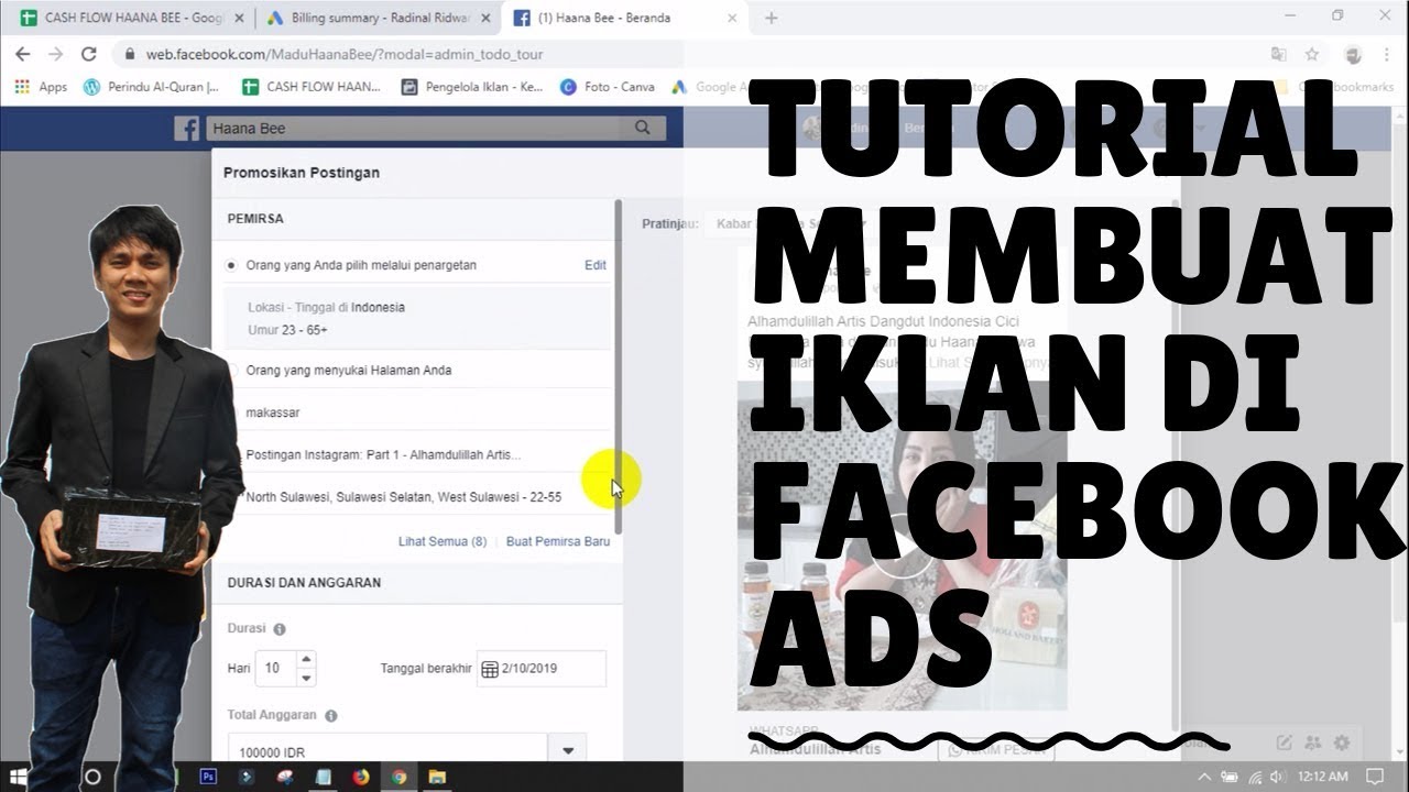 TUTORIAL membuat iklan Facebook ADS - YouTube