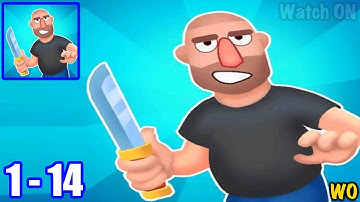 Hit Master 3D - Knife Assassin | Boss Battle | Level 1 - Level 14 | Gameplay Walktrough