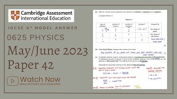 IGCSE Physics Paper 42 - May/June 2023 - 0625/42/M/J/23 (Q6-10) SOLVED