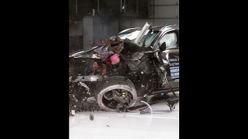 The 2023 Genesis Electrified GV70 Driver-Side Small Overlap Front Crash Test Conducted by IIHS | MC