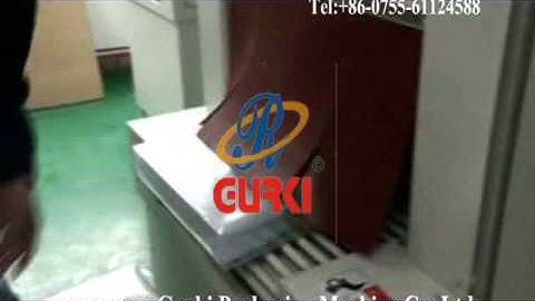 GURKI GPL-5545C+GPS-5030 Side sealing and shrink wrap packaging machines for file folder packing