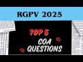 RGPV COA Unit 1 | Top 5 PYQ for Upcoming Exams” |COA Unit 1 Most Expected Questions | RGPV BTech