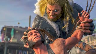 Marvel's Wolverine - Sabretooth Vs Wolverine Fight Scene