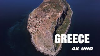4K Drone Footage - Birds Eye View of Greece