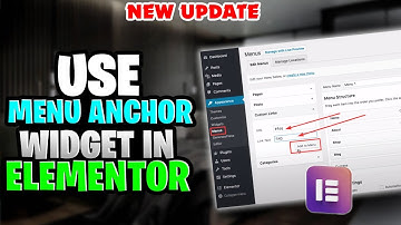 How to Use the Menu Anchor Widget in Elementor - Step-by-Step