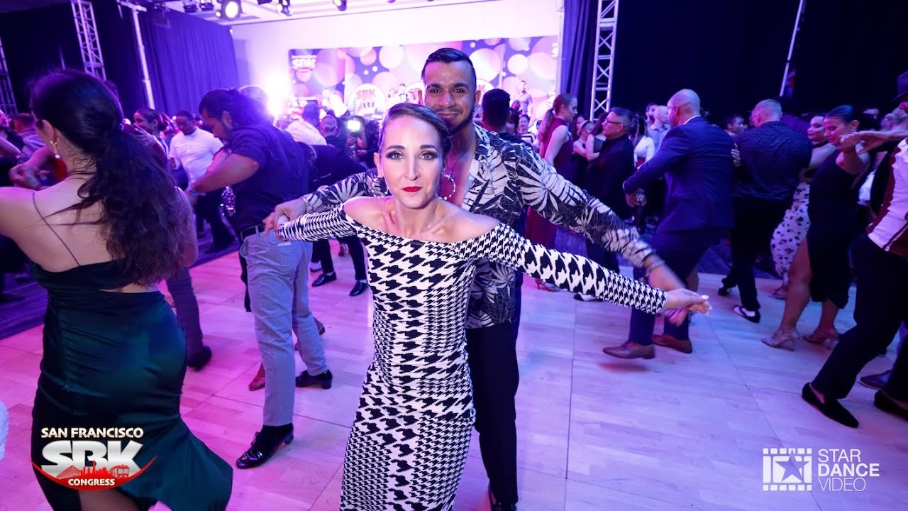 Ernesto Bulnes and Denisse Cambria ~ salsa social dancing @ San Francisco SBK Congress 2023
