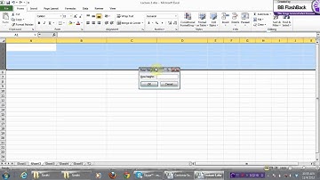 Microsoft Excel Lecture # 1 (Part 2) Sindhi