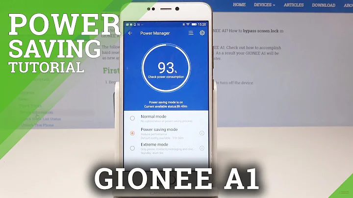 How to Activate Low Power Solution in GIONEE A1 – Battery Saver - DayDayNews