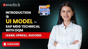 Introduction to UI Model in SAP MDG Technical with DQM | ZaranTech