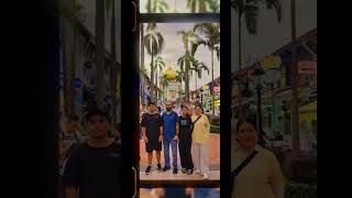 A Glimpse Of The Sultan Mosque, Singapore S Historic Kampong Glam District.