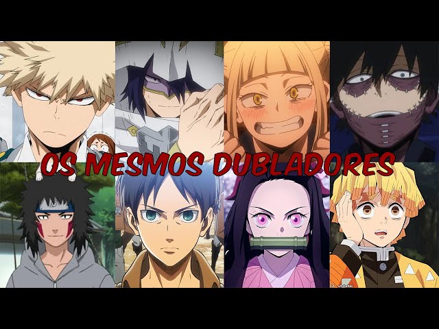 Dubladores de My Hero Academia em outros Animes