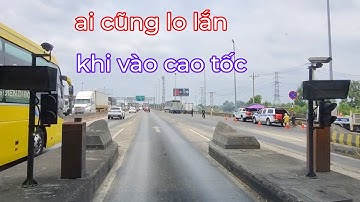 Đoạn đường anh em rất lo lắn khi vào đường cao tốc Tphcm-Trung Lương
