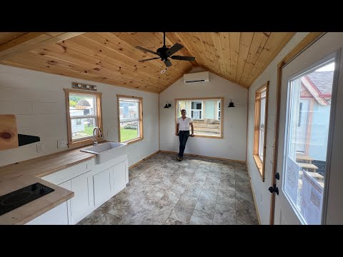 Amish Built Incredible Tiny Homes Models- Large Living 10’x24’ The Lexington $79,900 🏡🇺🇸🤩😉🏘️🌎