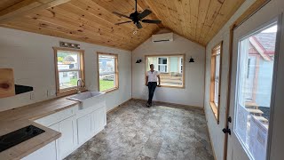 Amish Built Incredible Tiny Homes Models- Large Living 10’x24’ The Lexington $79,900 🏡🇺🇸🤩😉🏘️🌎