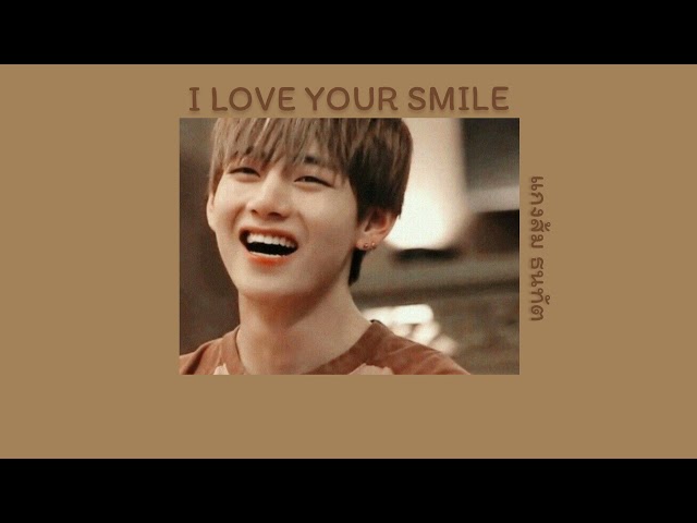 [ เนื้อเพลง ] I love your smile - แกงส้ม ธนทัต class=