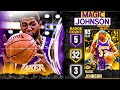 DIAMOND MAGIC JOHNSON GAMEPLAY! THE TALLEST PG IS BACK WITH POST HOOK CHEESE! NBA 2k21 MyTEAM