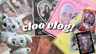 cloo (orbit) vlog!! ☆ one of a kind md, album unboxing, artms 10cm dolls & storing photocards!