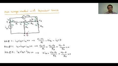 07: Node Voltage Method with Dependent Source (Engineering Circuit)