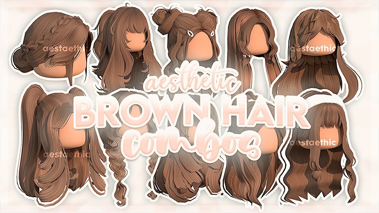 𝑹oblox 𝑯air 𝑪odes in 2023  Black hair roblox, Brown hair roblox id, Y2k  hair