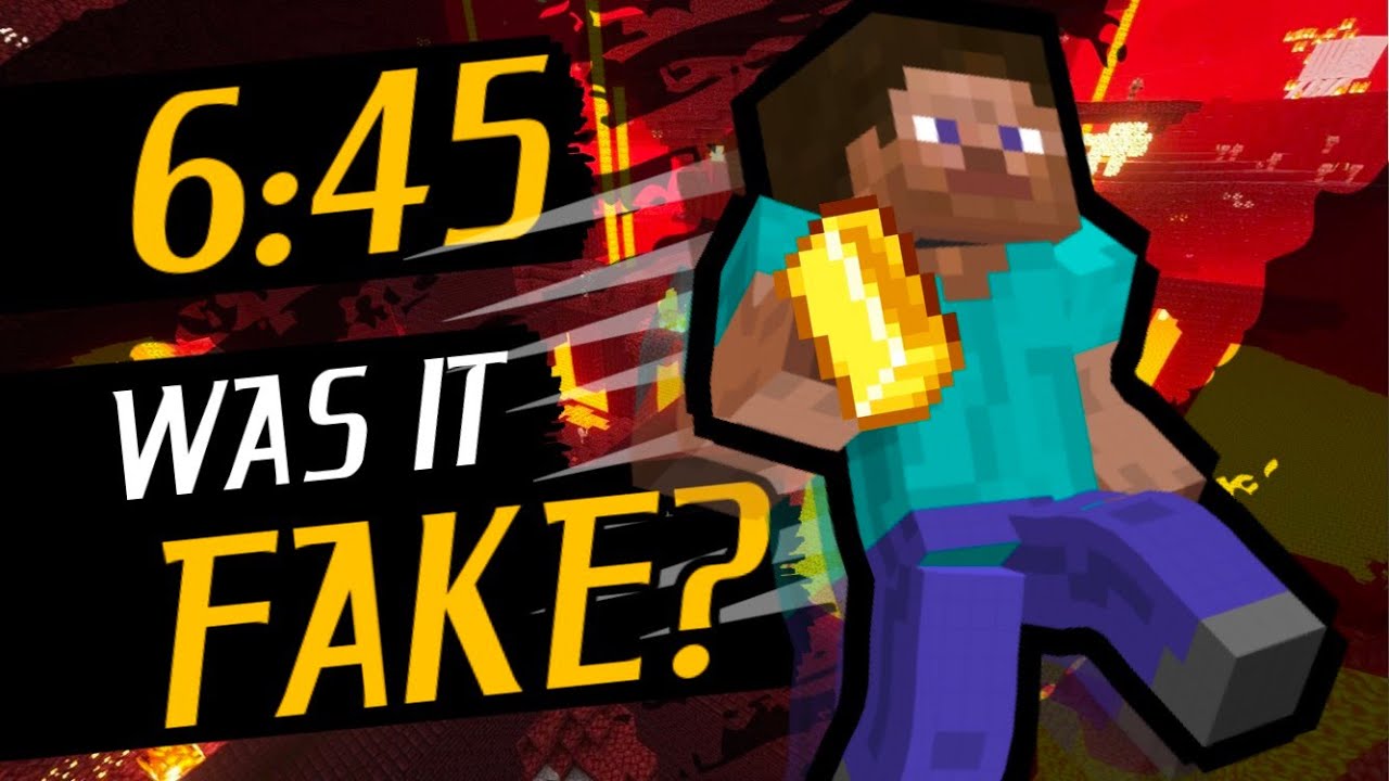 The Most LEGENDARY Fake Minecraft Speedrun 