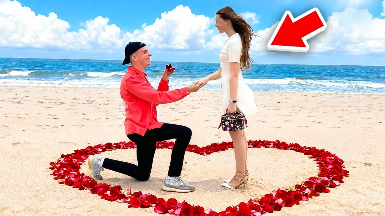 ich mache MEINER FREUNDIN einen HEIRATSANTRAG! 😍💍 (in echt)