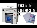 How To Make PVC Fusing Cards Using ID Card Fusing Machine - 100 Card