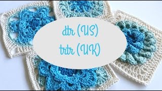Double Triple Crochet (dtr US) or Triple Treble Crochet (trtr UK) by Shelley Husband Spincushions