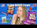 AMERICAN trying BRITISH TREATS | BREAD SAUCE REACTION