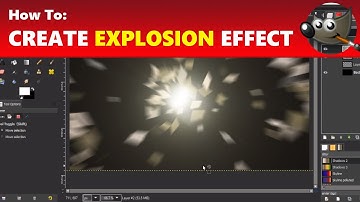 How to Create an Explosion Effect in GIMP | Using GIMP Tutorial
