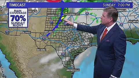 DFW weather: Cooler temps and chance of severe storms this weekend