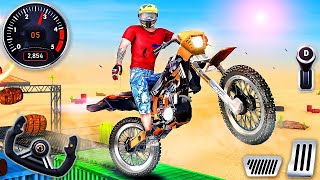 Jogo de Moto - Piloto de Motocross Desafia a Gravidade