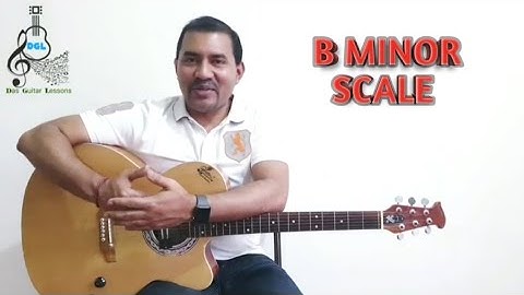 Guitar Lesson B Natural Minor Scale Step by Step for beginners
