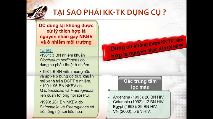 Hướng dẫn khử khuẩn tiệt khuẩn dụng cụ y tế năm 2024