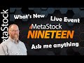 Whats new in metastock 19  al lakey