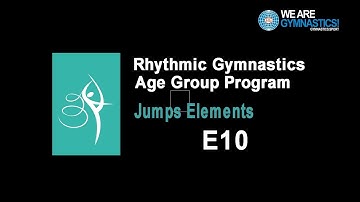 Rhythmic Gymnastics Age Group Program - Jumps Element  E10