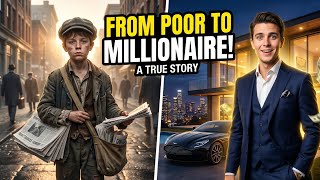 Poor Newspaper Boy Became a Millionaire | Never Give Up! 💰🔥