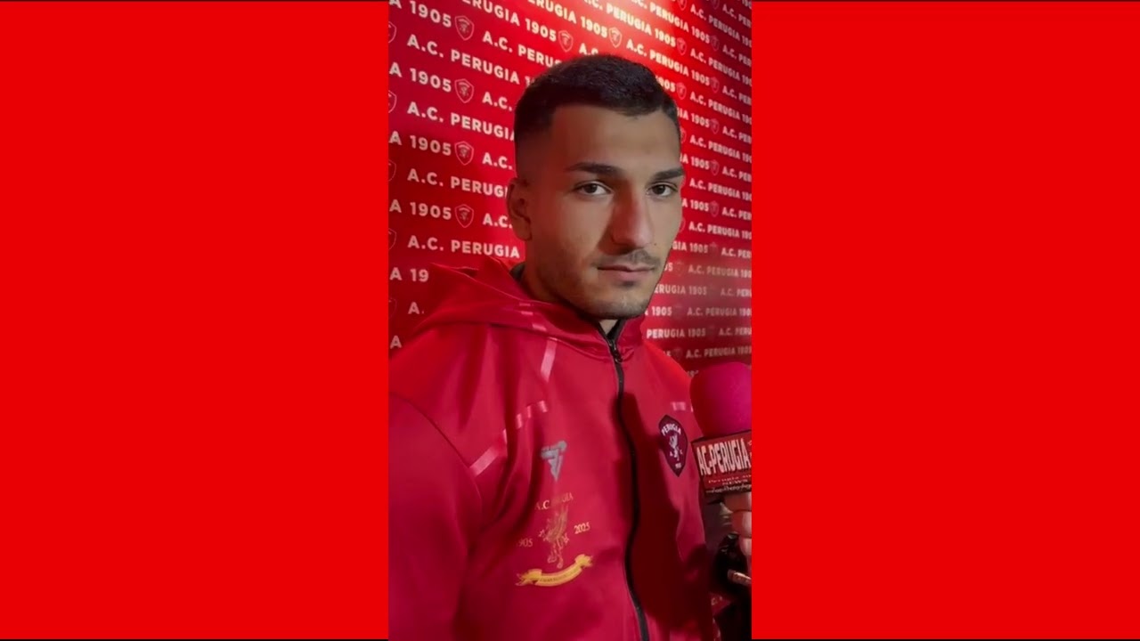 Perugia Pontedera 2-1- Intervista a Montevago in zona mista