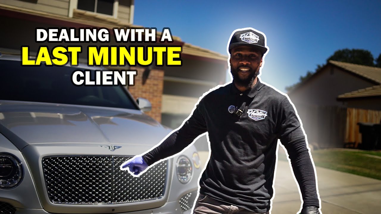 Hunter’s detailing a Bentley