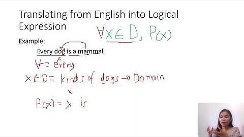 CC 111   Translating English statement into logical expression(Universal quantification) | Part 3