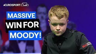 Tense Final Frame! Stan Moody Wins First Ever World Championship Match | Eurosport Snooker