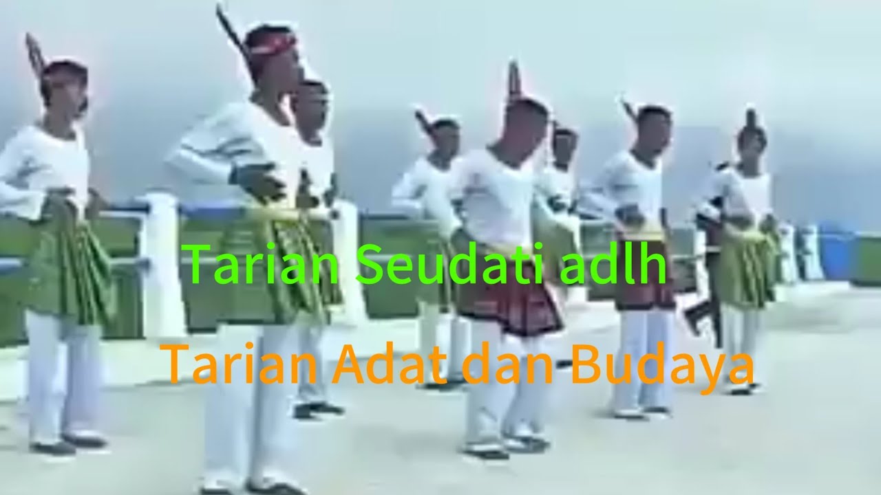 Tarian Seudati Aceh yg dimainkan oleh penari laki-laki.