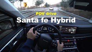 2024 Hyundai Santafe hybrid FWD POV drive